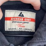 American Giant Womens Black Full Zip Hoodie Sportswear Company XS 100 Cotton Photo 3