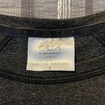 CALIA by Carrie Underwood Onyx Velvet Sweatshirt Black Gray Size Small EUC #7606 Photo 2