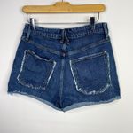 Good American  Good Vintage Frayed Denim Cutoffs Jean Shorts Stretch Womens 8 29 Photo 6