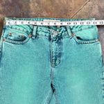 Topshop  Moto Green Distressed Denim Skinny Jeans 26 Photo 1