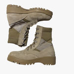6 Wo's Military Hot weather steel Toe Combat boot, TAN Photo 13