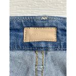 MOTHER Jeans HW Looker Ankle Fray in Jumping Off Swings Size 30 Denim Raw Hem Blue Photo 5