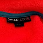 Swiss Tech Women's Sz XL Waffle Knit Tech Fleece Hooded Jacket Photo 4