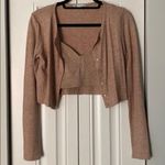 ZARA two piece cropped sweater set Photo 2