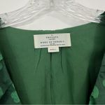 Trovata Birds of Paradis Marcella Cotton Mini Dress in Clover Patch Green Photo 9