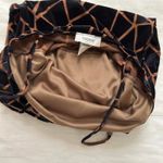 Y2K paper tag Brown black giraffe burnout maxi dress asymmetrical neckline Size M Photo 3