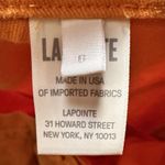 Lapointe High Waisted Wide Leg Crop Stretch Cotton Twill Jeans Orange LKNEW 6 Photo 7