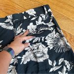 Banana Republic  DRAPEY WIDE-LEG PANT AND TOP SET Floral Eclipse Coal Sz XL-16P Photo 13