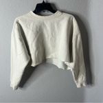 We Wore What  Cropped Crewneck Sweatshirt Photo 1