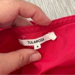 Tularosa Tularose Crop Top one shoulder waist tie crop womens Red (small) going out party Photo 1