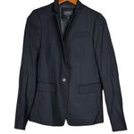 J.Crew Regent Long Sleeve Single Button Wool Suit Coat Jacket Blazer 2T Black Photo 14