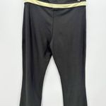 Nike Vintage  Women Mid Rise Gray Flare Yoga Capris Y2K Cropped Gym Workout Photo 1