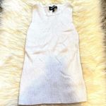 EXPRESS Sleeveless white glitter Knit Top Photo 0