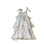 Lulus NWOT  Medium Glamorous Sweetie Lavender Burnout Tie-Strap Bustier
Midi Photo 2