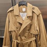 💕FAVORITE DAUGHTER💕 The Charles Double Breasted Trench Coat ~ Sand Medium NWT Photo 9