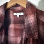 Madewell  Oversized Ex-Boyfriend Button Down Flannel Photo 5