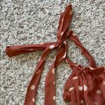 Wilfred  Ballad Camisole Polka Dot Smocked Cropped Tank Top - Size Small Photo 1