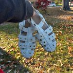 Universal Threads Women's Winnie Studded Fisherman Sandals - Universal Thread Off-White size 8.5 Photo 7