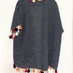 THML  Striped Kimono with Colorful Tassels coverup lightweight size medium/large Photo 2