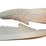 Aquatalia White Woven Leather Slip-On Alisha Sneakers Women Size 8 Made in Italy Photo 4