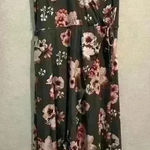 J for Justify  women's gray floral size L-XL dress‎ Photo 0