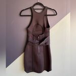 Alexander Wang x H&M Black Neoprene Mini Dress w/ Logo Waistband Sz 4 EUC Photo 3