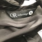 Oakridge Women’s Black Halter Neck Sleeveless Sheer Blouse Photo 4