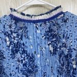 Poupette St Barth Sasha Mini Dress French Blue sz S Tassels Vacation Boho Resort Photo 13