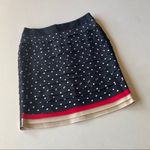 White House | Black Market WHBM Polka Dot Tiered Straight Pencil Skirt Photo 3