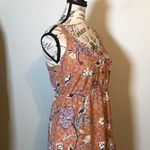 Sonoma š©µNWOT𩵠LINEN BLEND MIDI DRESS by W/ADJUSTABLE STRAPS & POCKETS SZ SMALL Photo 9