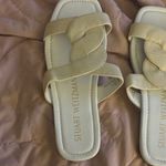 Stuart Weitzman  Beige Ibiza Braided slide Sandals Photo 1