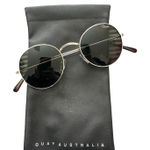 Quay Australia  Mod Star Gold/Black Round Sunglasses w Case‎ Photo 0