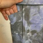 Athleta  women's small salutation stash pocket II Capri purple stripe gray lulu Photo 4