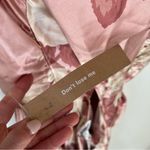 Reformation NWT Casette Maxi Silk Dress in Bellini Pink Floral Photo 9