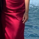 Red corset Dress Size 4 Photo 3