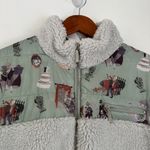 Disney  Parks Haunted Mansion Sherpa Cropped Jacket NEW Photo 1