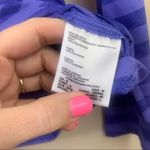 New Balance Lighting Dry Striped Purple Long Sleeve Athletic Top Photo 3