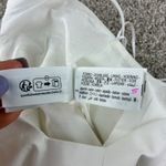 ZARA NWT  White Peplum Cami Top L Spaghetti Strap Sleeveless Pleated Peasant Boho Photo 11