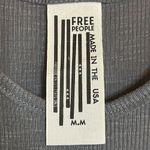 Free People  Gray Ribbed Tank Photo 1