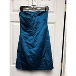Phoebe Couture 300-007 Dress Womens Size 6 Strapless Blue Party Cocktail Small S Photo 7