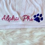 Bella Canvas University of Arizona Alpha Phi Glitter Open Back Top Size XL Photo 5