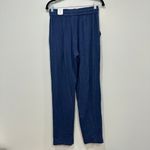 J. McLaughlin Marion Pants Small Blue Linen Cotton Pull On Lounge Relaxed NWT Photo 5