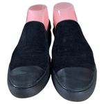 Vince  Black Leather Suede Slip On Shoes Women's Size 7 Photo 7