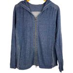 Theory Cotton Viscose Zip Up Jacket Lightweight Casual Photo 0