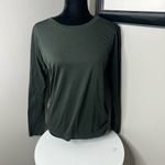 Lululemon Swiftly relaxed long sleeve shirt 2.0 size 8 $80 Dark Green Photo 6