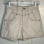 BDG Urban Outfitters  Sz 25 High Rise Denim Shorts Off White Photo 13