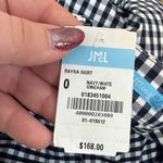 J. McLaughlin  Womens Rayna‎ Skirt 0 Gingham Black White Pencil Knee Modest Check Photo 5