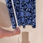 Gap Blue Floral Print Short Sleeve Dress Photo 5