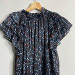 Sabina‎ Musayev Dress Gwen Maxi Flutter Sleeve Black Dotted Maxi Size M Size M Photo 11