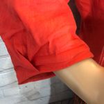 Elie Tahari  Ruffled Zip Front Detailed Blazer Bright Orange Medium M Photo 5